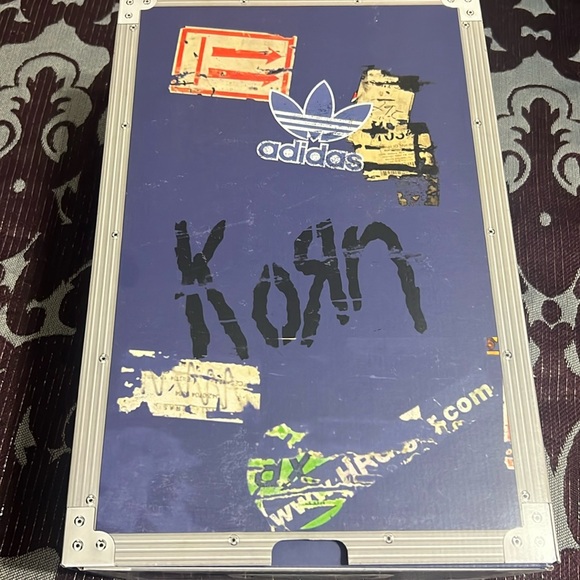 adidas x KoRn Campus 2 Carbon & White Shoes - Picture 1 of 5